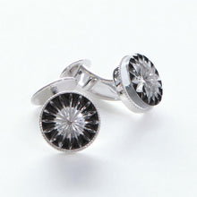 画像をギャラリービューアに読み込む, 堀口切子 江戸切子 カフスリンクス(黒)