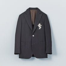 画像をギャラリービューアに読み込む, コットン 2Bピークドラペルクラブジャケット / ネイビー