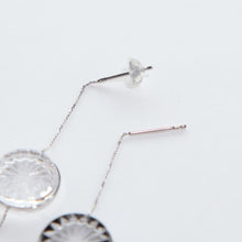 画像をギャラリービューアに読み込む, 堀口切子 江戸切子ピアス(黒)