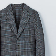 画像をギャラリービューアに読み込む, シルクサッカーワイドチェック ノッチドラペルジャケット / ピンク