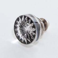 画像をギャラリービューアに読み込む, 堀口切子 江戸切子 ピンズ(黒)