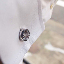 画像をギャラリービューアに読み込む, 堀口切子 江戸切子 カフスリンクス(黒)