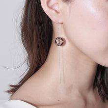 画像をギャラリービューアに読み込む, 堀口切子 江戸切子ピアス(黒)