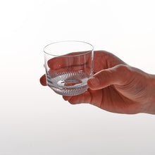 画像をギャラリービューアに読み込む, 堀口切子 吹きガラス 回 千筋