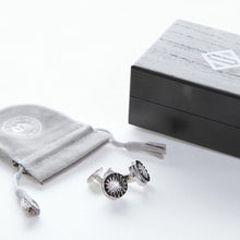 画像をギャラリービューアに読み込む, 堀口切子 江戸切子 カフスリンクス(黒)