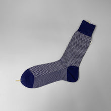 画像をギャラリービューアに読み込む, シルクコットンヘリンボーンクルーソックス