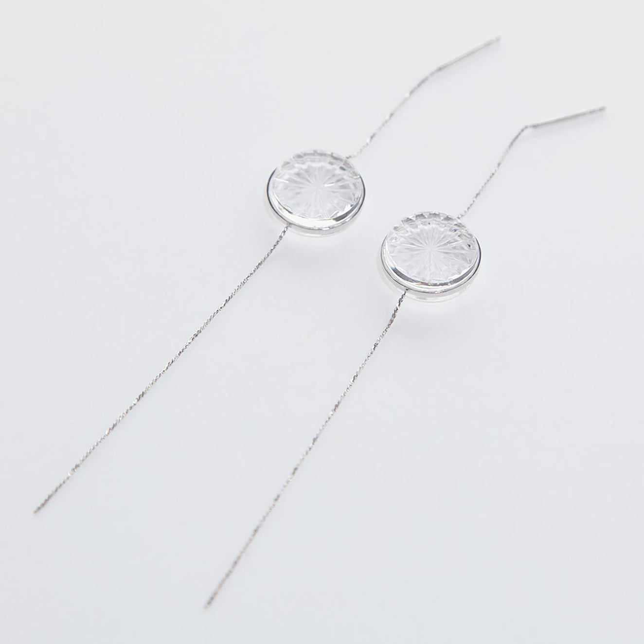 堀口切子 江戸切子 ピアス（透明） – 順理庵オンラインストア
